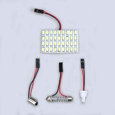 White 36 SMD 5630 LED Dome/Door/Box Light Panel Interior Bulb T10 BA9S Adapter