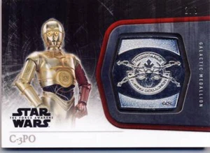 2015 Star Wars The Force Awakens Medallion Platinum C3PO M14 2/9 - Bild 1 von 1