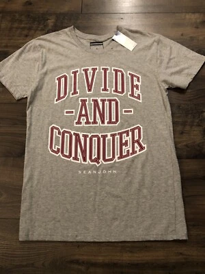 Nwt Mens Sean John “Divide And Conquer” Tshirt Large - Image 1 of 4