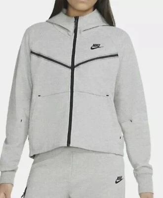 Chaqueta Nike Air Sportswear Tech Fleece Windrunner Gris Mujer Talla 2XL CW4298-063 Foto 1 de 4