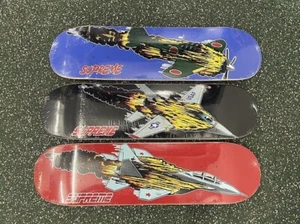 Supreme Jets Skateboard set completo di tre nero blu rosso Giappone America Russia - Foto 1 di 1
