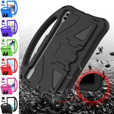 Stand Cover For Samsung Glaxy Tab S9 Ultra|FE+|+ S8 S7 A9+ A7 + Carrying Handle - Image 1 of 4