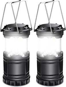 Confezione 2 Luci LED A Batteria, Lampada Portatile Sopravvivenza a Batteria, Wate - Foto 1 di 12