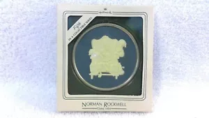 De colección 1984 Hallmark Norman Rockwell "Caught Napping" quinto en serie adorno NIOB - Imagen 1 de 3