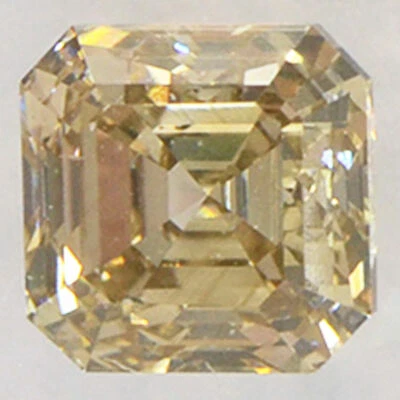 Asscher Diamond Natural Fancy Brown Color Loose 1.02 Carat VS2 IGI Certificate - Image 1 of 4