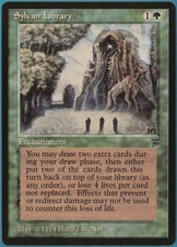 Sylvan Library Legends MINT Green Uncommon MAGIC MTG CARD (ID# 236549) ABUGames