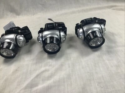 LOTE DE 3 FAROS LED CORE 3 Pilas Triple A Nuevos. Ilumina la noche. Foto 1 de 4