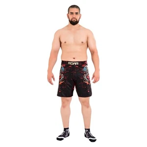 ROAR MMA Men’s Shorts Cage Fight Gym Muay Thai BJJ No Gi Athletic Trunks - Picture 1 of 72