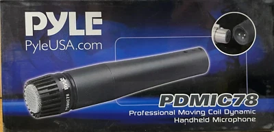 Pyle - PDMIC78 - Professional Handheld Moving Coil Microphone - Black - Image 1 of 2