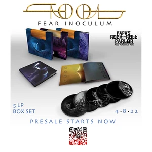 Tool - Fear Inoculum Limited Edition 5LP Etched Vinyl Box Set NEW - Imagen 1 de 1