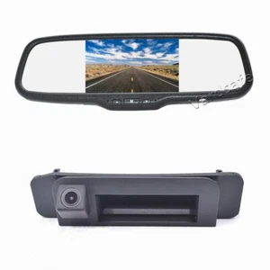 Clip-on Mirror Monitor Reversing Camera for Mercedes Benz C Class W205 CLA W117 - Picture 1 of 8