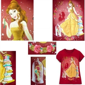 DISNEY STORE BEAUTY AND THE BEAST PRINCESS BELLE T-SHIRT TEE NEW XXS 2/3 - Picture 1 of 1