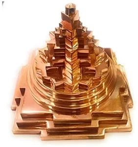 Meru Shree Yantra Pyramide in reinem Kupfer 4 Zoll energetisiert - Bild 1 von 1