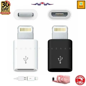 Neu Micro USB 8 Pin Ladegerät Adapter für iPhone iPad iOS Geräte Qualität UK USB - Bild 1 von 22