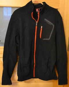 Spyder, Herren Pullover, schwarz, durchgehender Reißverschluss, Größe L - Bild 1 von 9