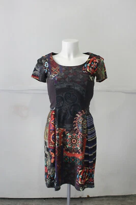 DESIGUAL  VESTITO DRESS VEST DONNA WOMAN  TG.XS   CASUAL    Z525 - Immagine 1 di 4