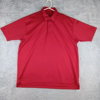 Camisa Polo Propper Para Hombre Extra Grande Roja Rendimiento Cómoda Transpirable Golf Foto 1 de 4