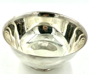 Reed And Barton Silverplate Bowl - Paul Revere - Made in USA - No. 104 - Etched - Picture 1 of 4