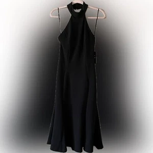 Lulu’s Elegant Black Halter Dress. NWT- Evening gown. Cocktail / Formal - Picture 1 of 4