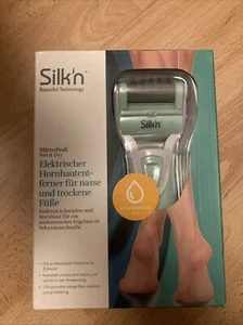 Elektrischer Hornhautentferner Fußpflege Pediküre Silk’n MicroPedi Wet & Dry Neu - Bild 1 von 6