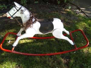 triang rocking horse 1950s