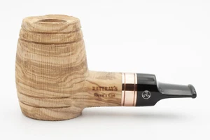 Rattray's Pfeife Devil's Cut Fass - 9mm Filter Olive sandgestrahlt pipe pipa - Bild 1 von 5