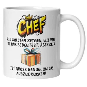 Momentals® Tasse Chef | Wertschätzung & Spruch | Kein Geschenk ist gross genug u - Bild 1 von 6