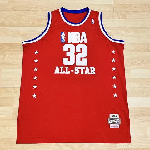 VTG Mitchell & Ness MAGIC JOHNSON 1988 All-Star Swingman Jersey 56 (3XL) Red Cover