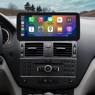 10.25'' Android 14 Autoradio für MERCEDES-BENZ W204 S204 CarPlay GPS Navi NTG4.0