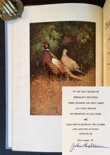John Hightower / Pheasant Hunting Signed 1st Edition 1946