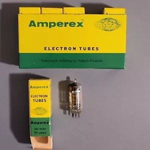Set of (5) Amperex 6AT6 EBC90 Tubes Holland, Tested Good Original packaging rare - Picture 1 of 4