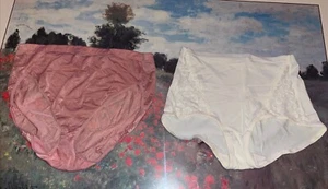 2 Vintage Vanity Fair & Flexees Second Skin Panties Large - Picture 1 of 11