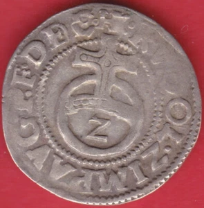 R* DEUTSCHLAND PFALZ-VELDENZ 2 KREUZER SILBER 1585 HK SS DETAILS #4650 - Bild 1 von 2