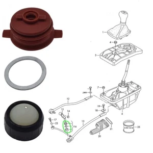 REPARATURSATZ SCHALTHEBEL SCHALTUNG GETRIEBE GESTÄNGE FÜR AUDI-A4,A6 VW PASSAT - Bild 1 von 12