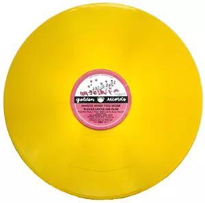 DISNEY SNOW WHITE "WHISTLE WHILE YOU WORK / HI-HO YELLOW VINYL 10" GOLDEN RECORD - Imagen 1 de 4