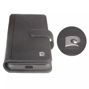 �tui Pierre Cardin type livre pour Apple iPhone X - noir - Imagen 1 de 3