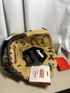 Franklin Sports RTP 8.5" Tee ball Baseball Glove Right-Handed Mitt Beige - Picture 1 of 3