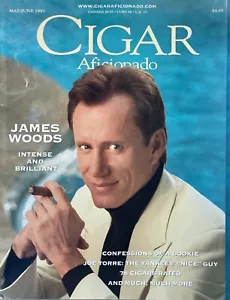 JAMES WOODS May / June 1997 CIGAR AFICIONADO Magazine JOE TORRE - Picture 1 of 1