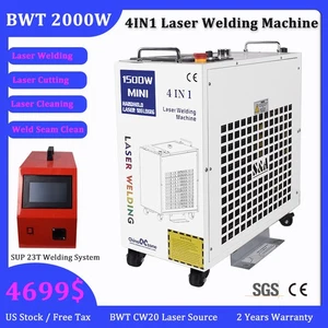 Handheld 2000W 4IN1 Fiber Laser Welding Machine For Metal Cutting Rust Removal - Picture 1 of 14