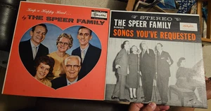 2 Speer Family Albums-Keep A Happy Heart & Songs You've Requested-Vinyl LP - Imagen 1 de 3