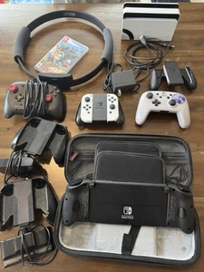 Nintendo Switch OLED Model, Pro Controller, Case, 512GB SD Card, And More Bundle - Picture 1 of 10