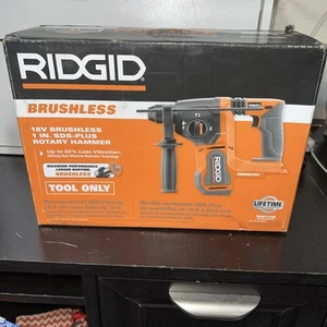 Ridgid 18 V bürstenlos kabellos 1 Zoll SDS-Plus Bohrhammer (nur Werkzeug) - Bild 1 von 6