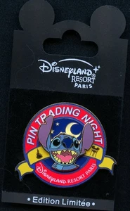 DLP DLRP Disney Paris Disneyland PTN Spilla Trading Night Stitch LE 300 dal 2005 - Foto 1 di 1