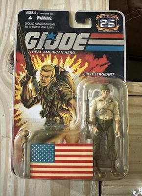 Lámina GI Joe 25 Aniversario Primer Sargento Duque con Jet Pack Bandera Lámina Foto 1 de 3
