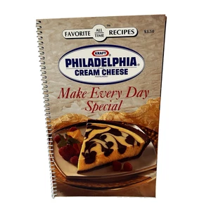 VTG 1996 Kraft Philadelphia Cream Cheese Favorite All Time Recipes Cookbook - Picture 1 of 6