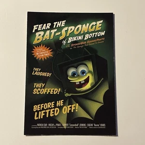 Pantaloni quadrati Topps SpongeBob 2009 S1 paura del pipistrello-spugna del fondo bikini #86 - Foto 1 di 16