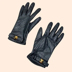 Guantes con lazo de cuero Kate Spade - Imagen 1 de 5