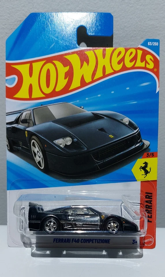Nueva tarjeta Hot Wheels 2026 Ferrari F40 Competizione Super Treasure Hunt Intl bonita Foto 1 de 4