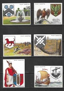 Wills 1925 HERALDIC SIGNS & THEIR ORIGIN Set Zigarettenkarten - Bild 1 von 4
