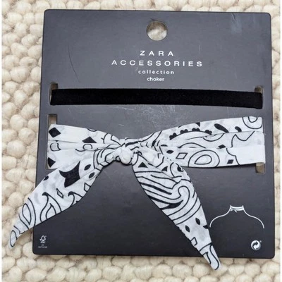 ZARA 2 件套项圈头巾式项链 — 第 1/4 张图片